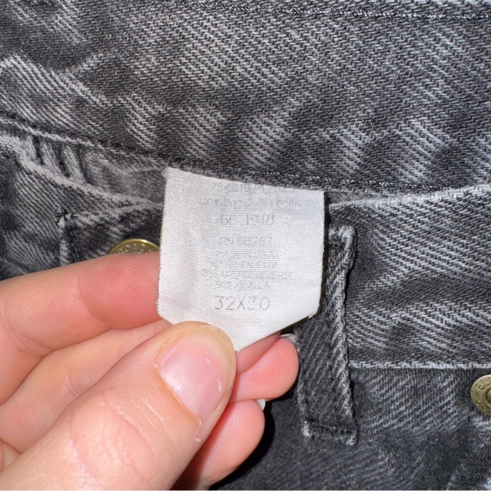 Men's Black Relaxed Jeans - Picture 2 of 4